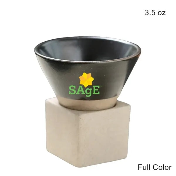 3.5oz & 6.8oz Conical Ceramic Cup Japanese Rustic Mug