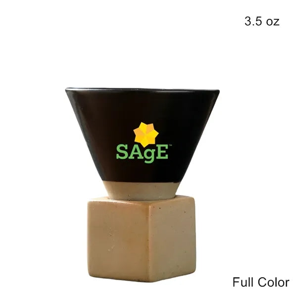 3.5oz & 6.8oz Conical Ceramic Cup Japanese Rustic Mug