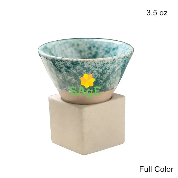3.5oz & 6.8oz Conical Ceramic Cup Japanese Rustic Mug