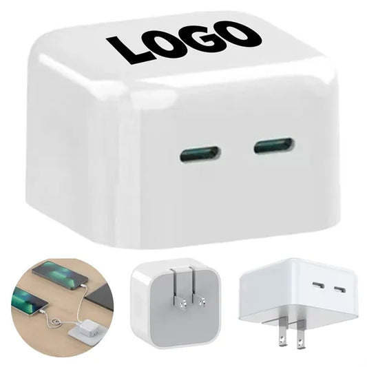 25W Foldable Charger Dual USB Ports Compact and Portable