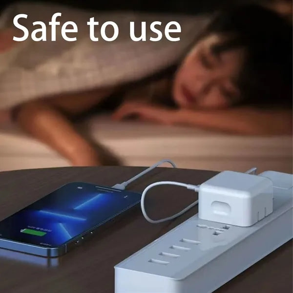 25W Foldable Charger Dual USB Ports Compact and Portable