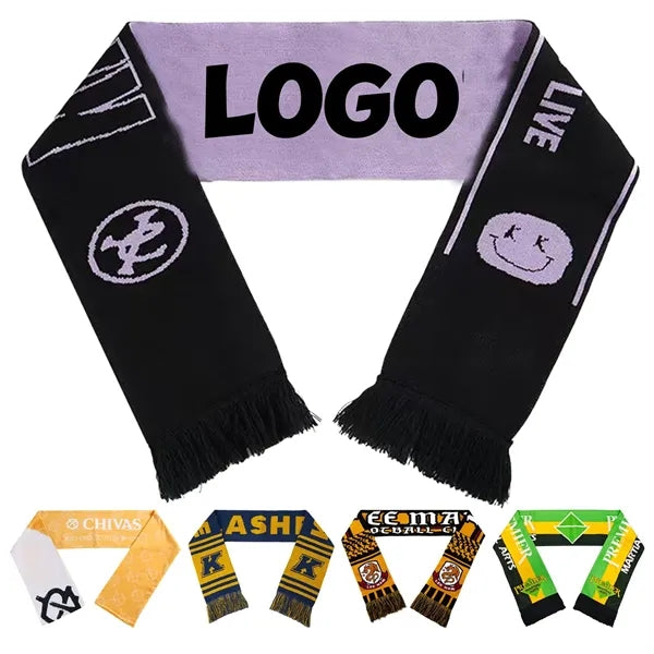Fan Sports Team Scarf With Customizable Design