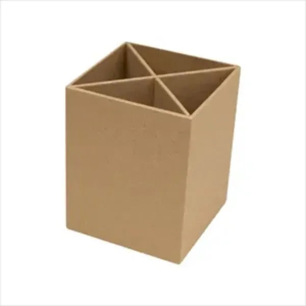 4 Compartment Pen & Pencil Cup