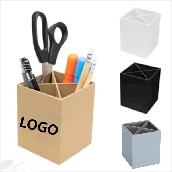 4 Compartment Pen & Pencil Cup