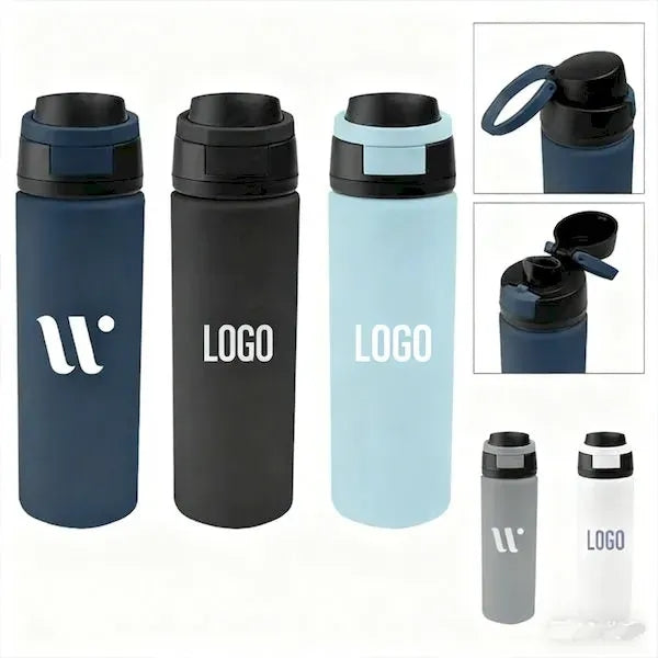 32 Oz. Pop Sip Recycled Single Wall Stainless Steel Bottle