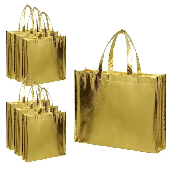 Laminated Metallic Tote Bag