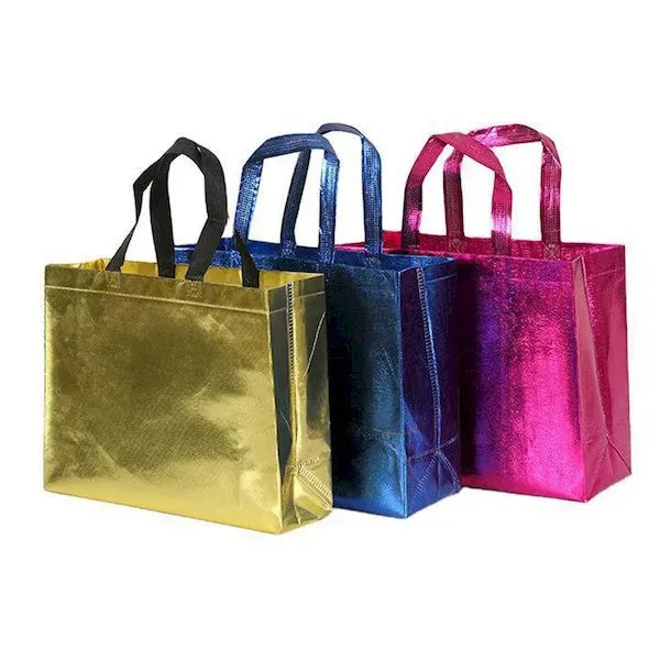 Laminated Metallic Tote Bag