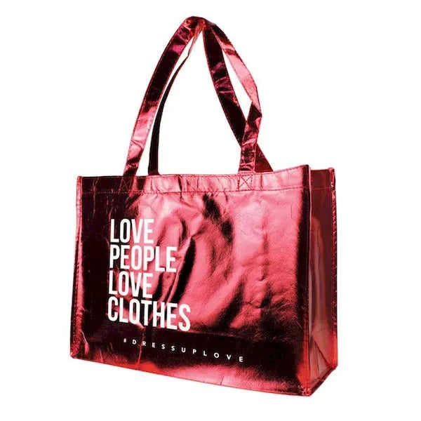 Laminated Metallic Tote Bag