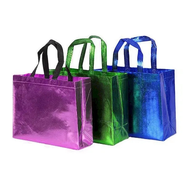 Laminated Metallic Tote Bag
