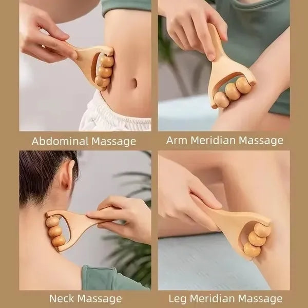 Handheld Massager With Rollers