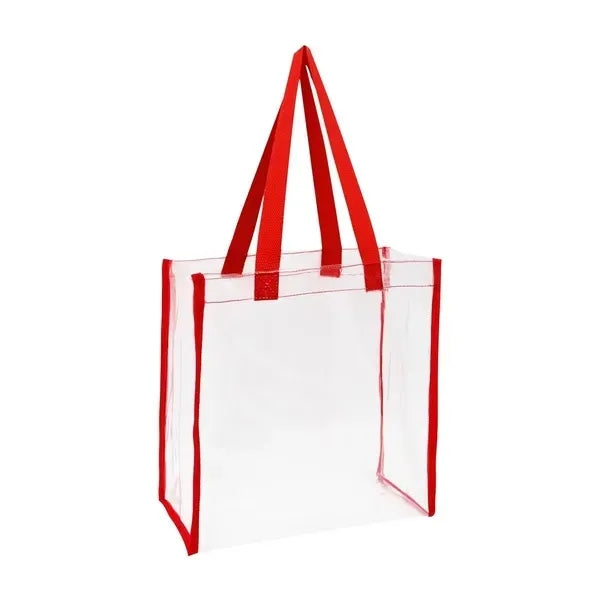 Reflective Clear EVA Shopper Tote Bag