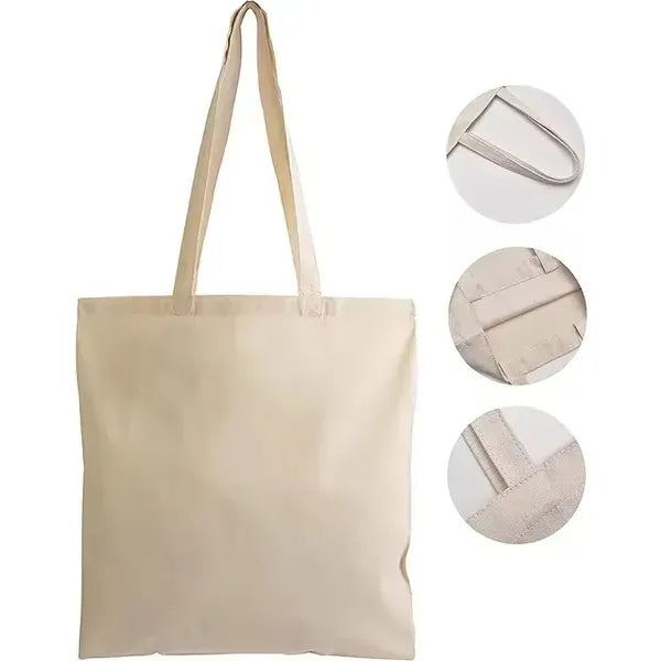 Recycled Cotton Canvas Tote Bag