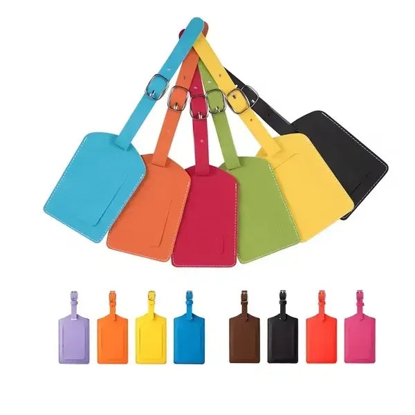 Recycled Leatherette Luggage Tag