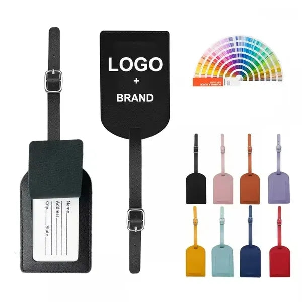 Recycled Leatherette Luggage Tag