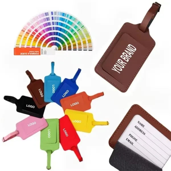 Recycled Leatherette Luggage Tag
