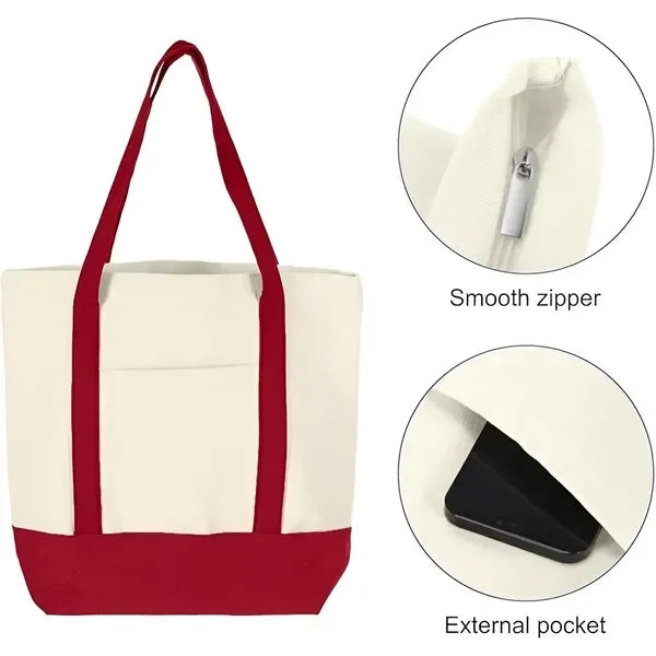 Small Starboard Recycled Cotton Canvas Tote
