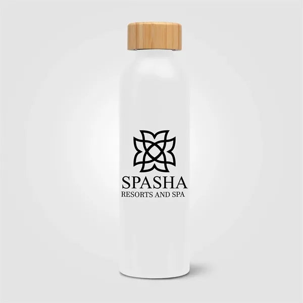 Eden - 20 oz. Aluminum Water Bottle with Bamboo Lid