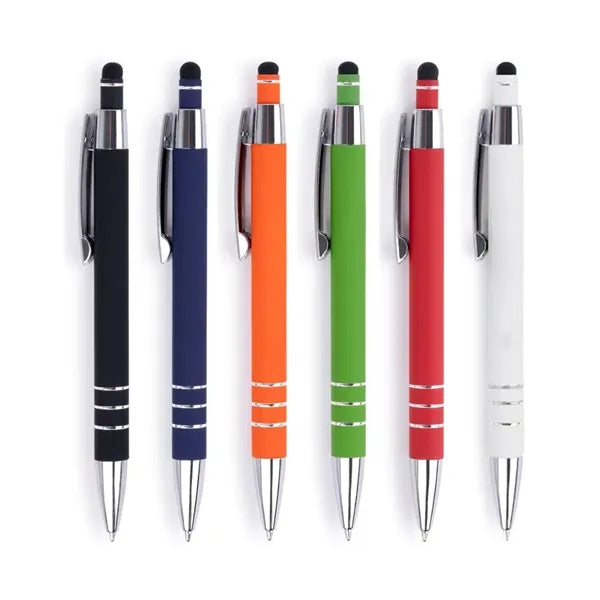 Bethany Stylus Satin Soft Touch Click Metal Pen