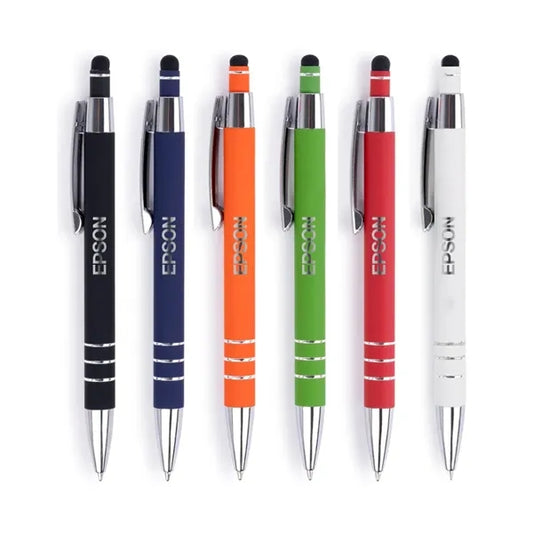 Bethany Stylus Satin Soft Touch Click Metal Pen