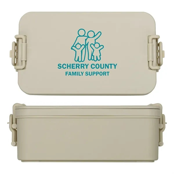 Canteen Stackable Lunch Box With Utensils