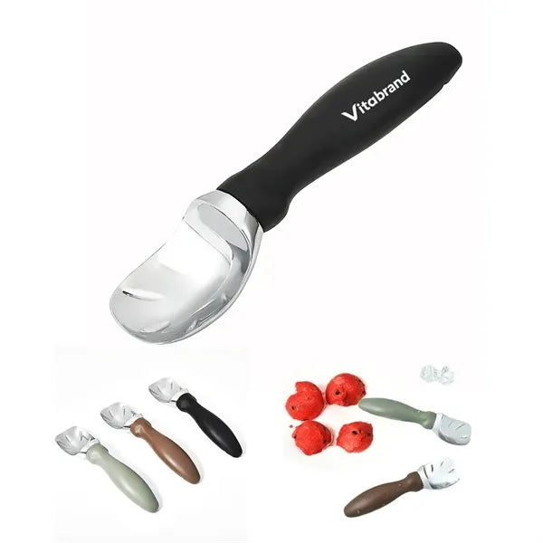 Heavy Duty Metal Ice Cream Scoop Comfortable Handle