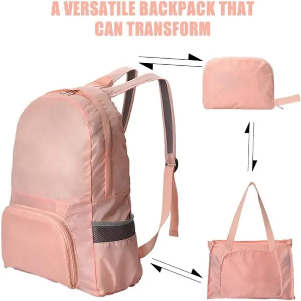 Waterproof Foldable Three-Purpose Light Travel Backpack