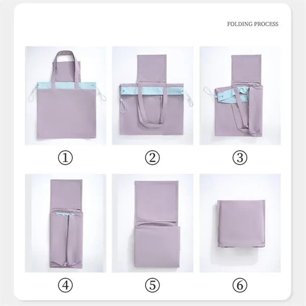 Foldable Drawstring Folding Shopping Bag
