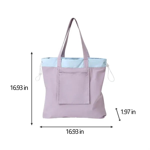 Foldable Drawstring Folding Shopping Bag