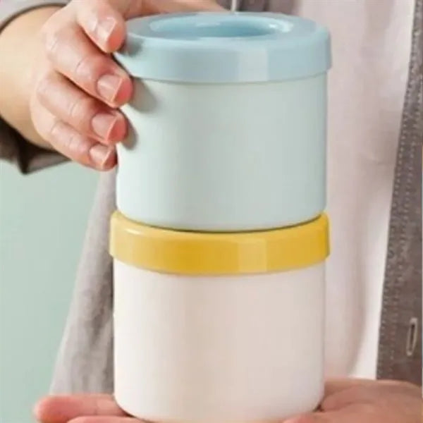 Silicone Round Bucket Tray Holds 60 Ice Cubes