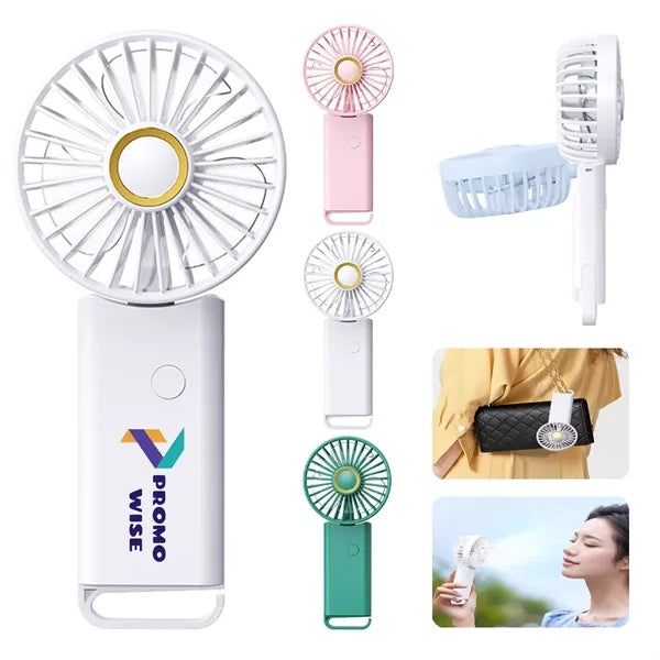 USB Charging Handheld Folding Neck Hanging Small Fan