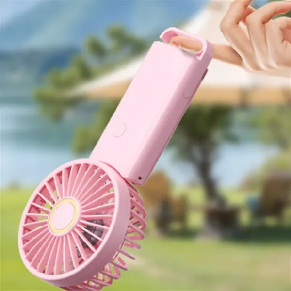 USB Charging Handheld Folding Neck Hanging Small Fan