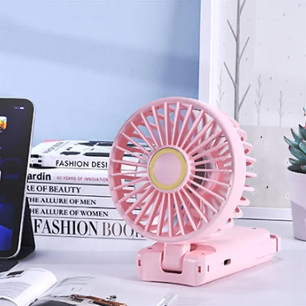 USB Charging Handheld Folding Neck Hanging Small Fan