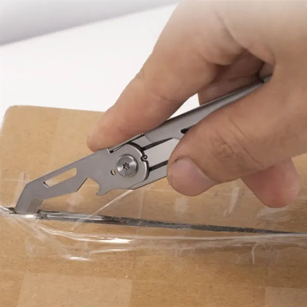 Portable Multi-Function Foldable Box Knife Keychain