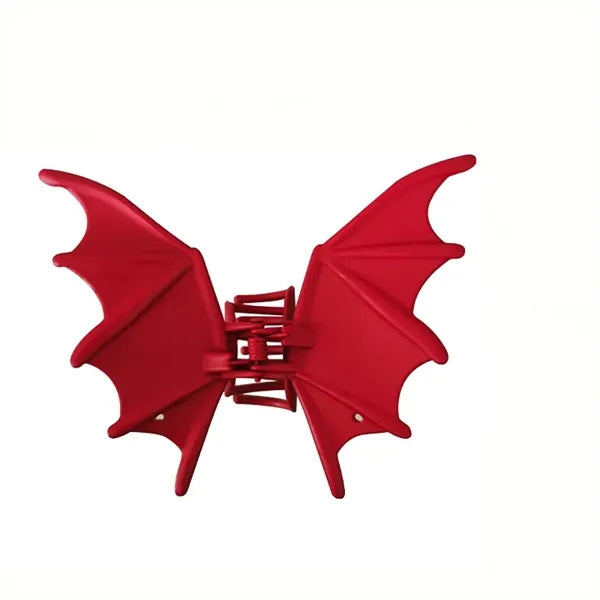 Metallic Matte Bat Hair Clip