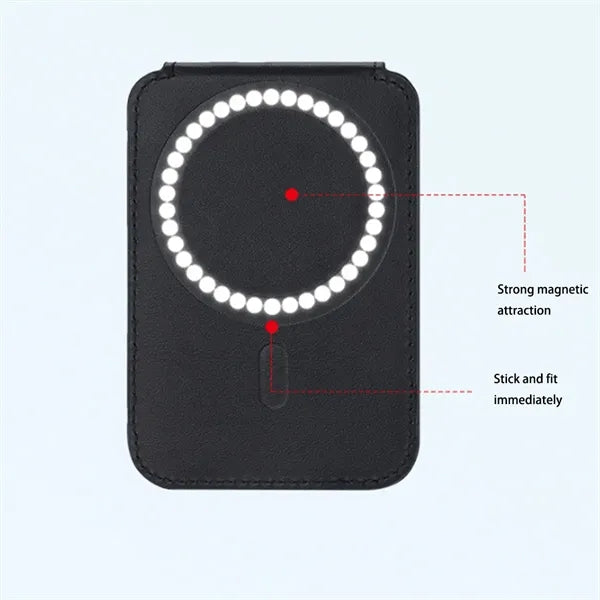 Elastic Cloth Magnetic Card Integrated Holder