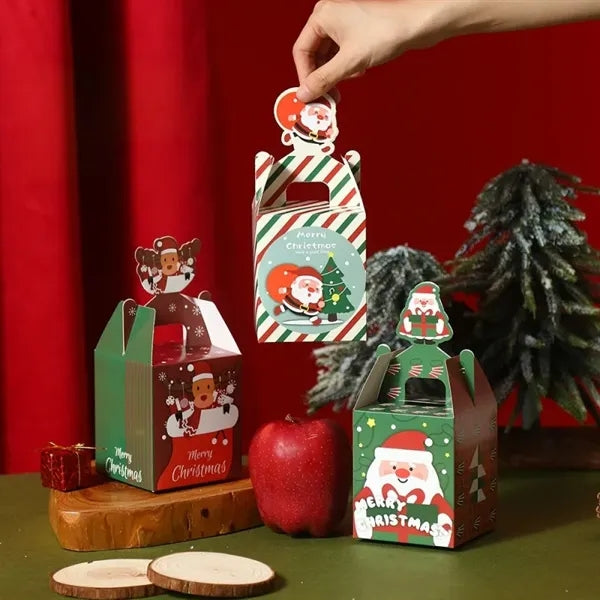 10 Pcs Christmas Safe Cookie Boxes