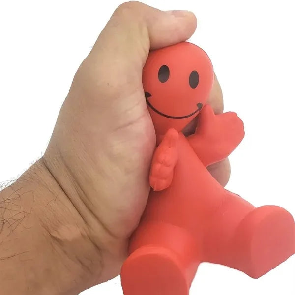 Fun Colorful Squeezable Smiley Face PU Mobile Phone Holder