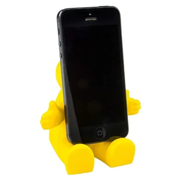 Fun Colorful Squeezable Smiley Face PU Mobile Phone Holder