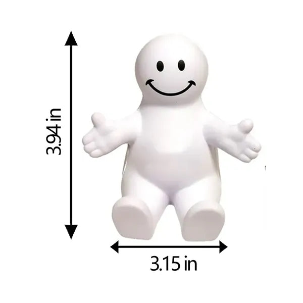Fun Colorful Squeezable Smiley Face PU Mobile Phone Holder