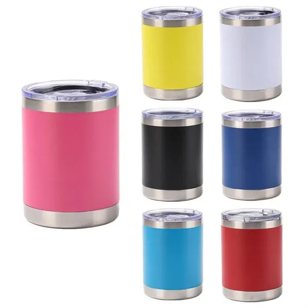 10oz Stainless Steel Tumbler with Slide Lid