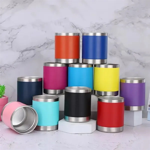 10oz Stainless Steel Tumbler with Slide Lid