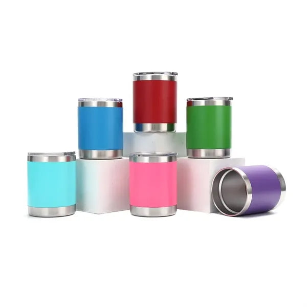 10oz Stainless Steel Tumbler with Slide Lid