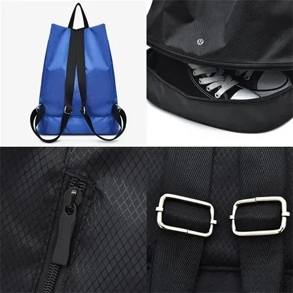 Fitness bag dry and wet separation
