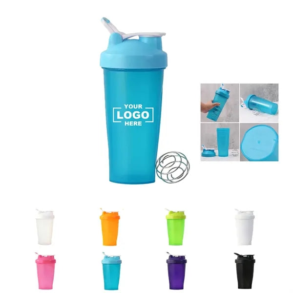 21 Oz. Plastic Shaker Bottles with Mixer
