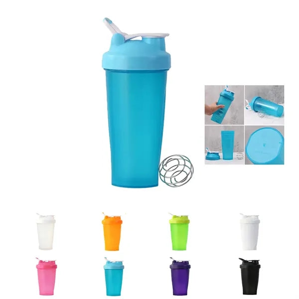 21 Oz. Plastic Shaker Bottles with Mixer