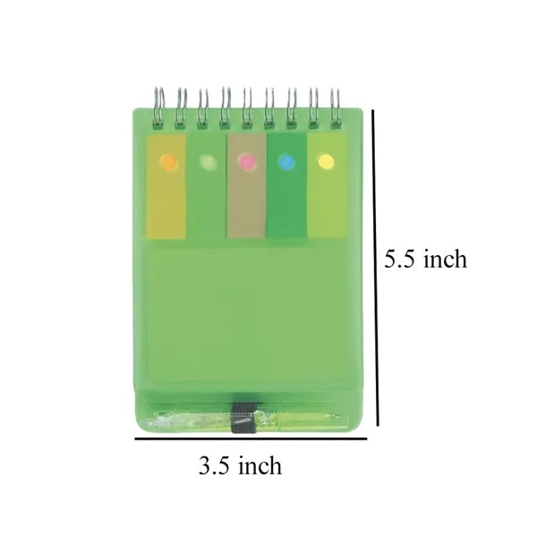 Waterproof PP Cover Notebook With Pen