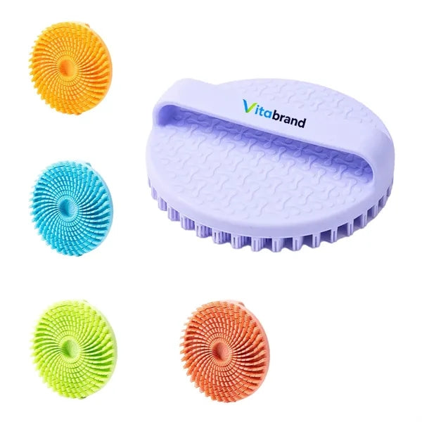 Silicone Body Scrubber,Ultra-Soft Bath Massage Exfoliator