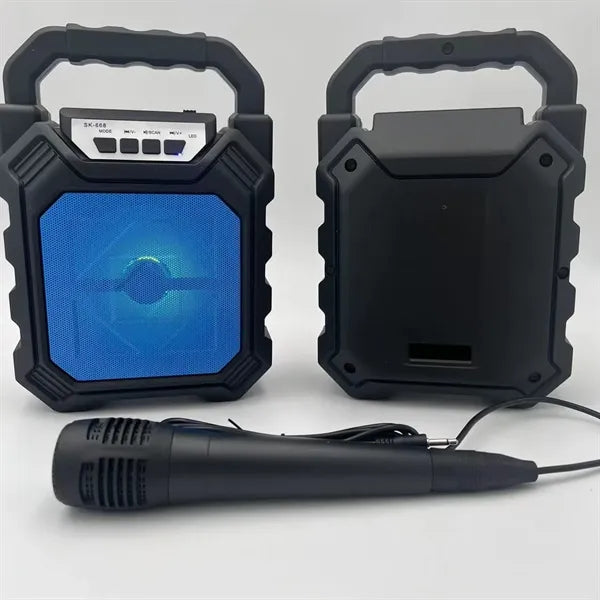 Portable PA System Wireless Speaker with Microphone