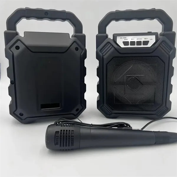 Portable PA System Wireless Speaker with Microphone