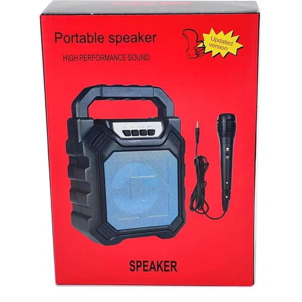 Portable PA System Wireless Speaker with Microphone